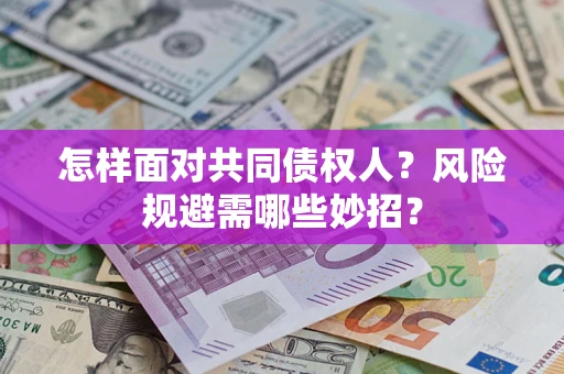 北京怎样面对共同债权人？风险规避需哪些妙招？